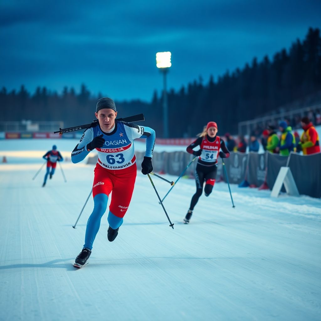 Биатлонист из Свердловска Кирилл Бажин снова царь сингл-микста в Ижевске