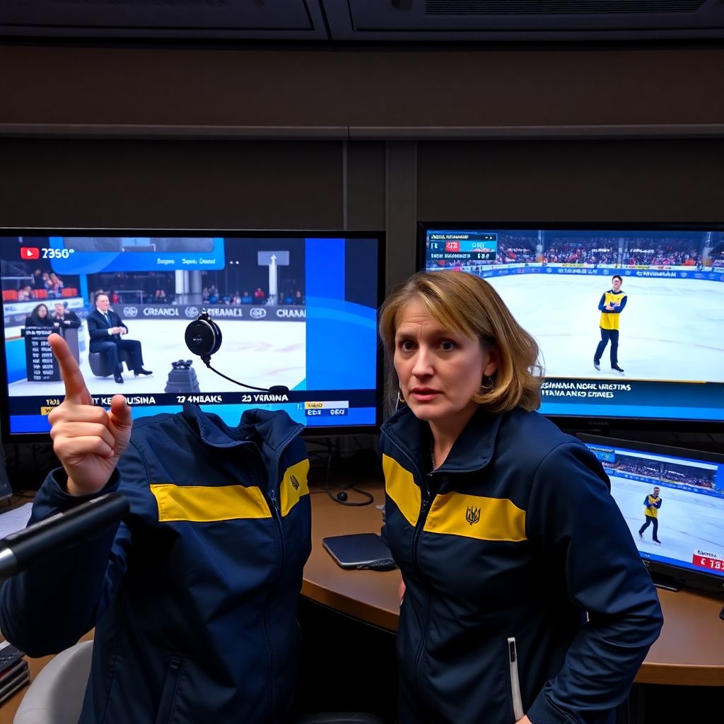 Комментатор на Украине сорвалась в эфире из‑за фигуриста Петра Гуменника