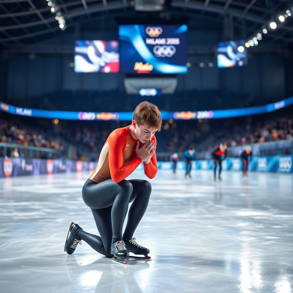 Русский шорт-трекист молился о пощаде судей в Милане и получил дисквалификацию